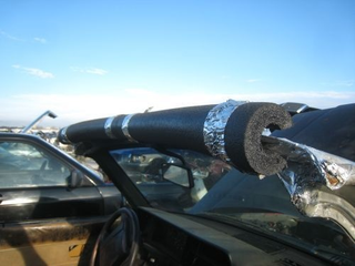 Illustration for article titled Sawzall Chop-Top Volvo 244 Doesn't Survive Winter, Meets Highly Predictable Fate